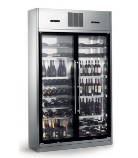 Vitrine à vin H 260cm 4 portes (livrée démontée) WL6/426S GEMM