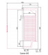 Armoire ABS GN2/1 positive 1 porte RVGI/RVGE-601 CORECO Armoire ABS GN2/1 positive 1 porte RVGI/RVGE-601 CORECO