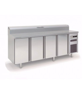 Meuble de préparation 700 positif - 4 portes MFEI70-225-1/6 CORECO