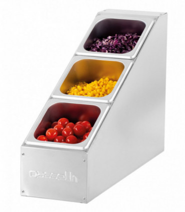 Support pour 3 bacs GN 1/6 CSBG316 CASSELIN Support pour 3 bacs GN 1/6 CSBG316 CASSELIN