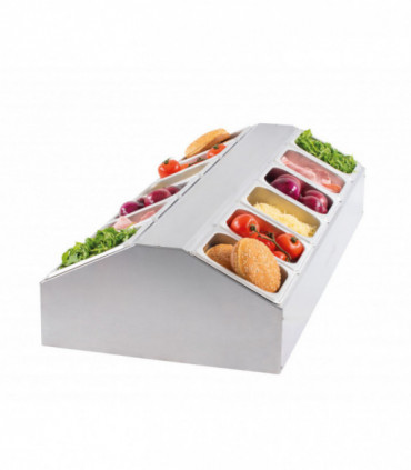 Support pour 12 bacs GN 1/6 - central CSBG1216C CASSELIN Support pour 12 bacs GN 1/6 - central CSBG1216C CASSELIN