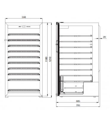 Cave à vin SCARLET 298 IARP