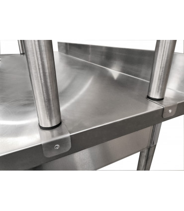 Étagère à fixer sur table inox 12/10 Sofinor Étagère à fixer sur table inox 12/10 Sofinor