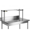 Étagère simple à fixer sur table inox 12/10 Sofinor