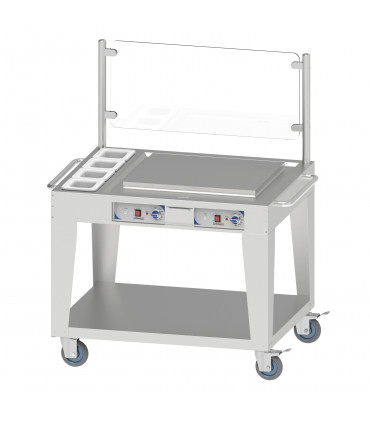 Stand ambulant à plaque à snacker CSAPAS CASSELIN