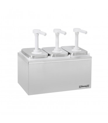 Pompe à sauce neutre 3 x 2 L CPSN32L CASSELIN Pompe à sauce neutre 3 x 2 L CPSN32L CASSELIN