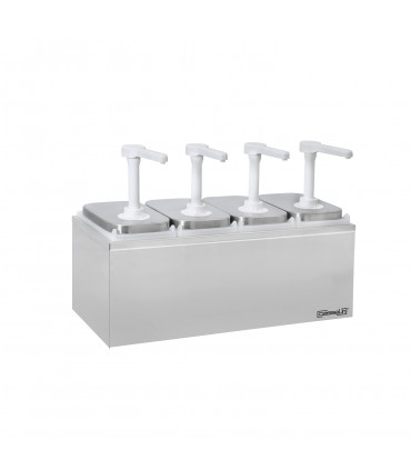 Pompe à sauce neutre 4 x 2 L CPSN42L CASSELIN