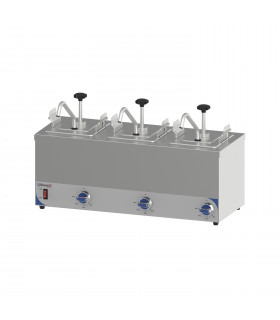 Pompe à sauce chauffante triple CPSC3 CASSELIN