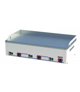 Plaque à snacker fonte/chrome 90  CPASF90B CASSELIN