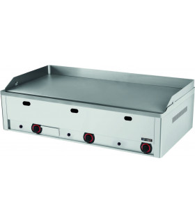 Plaque à snacker fonte/chrome 90  CPASF90G CASSELIN