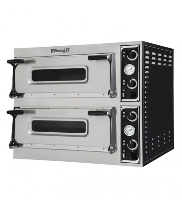 Four à pizza 2 x 4 pizzas 40 cm CFRPE2440 CASSELIN Four à pizza 2 x 4 pizzas 40 cm CFRPE2440 CASSELIN