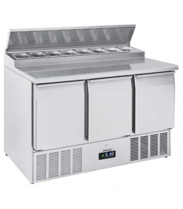 Saladette 3 portes 8 x GN 1/6 CSA3P816 CASSELIN Saladette 3 portes 8 x GN 1/6 CSA3P816 CASSELIN