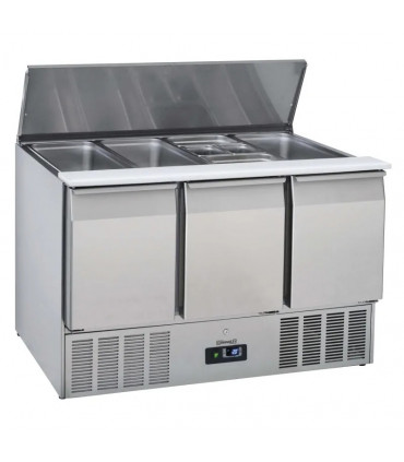 Saladette de préparation 3 portes CSAP3P CASSELIN Saladette de préparation 3 portes CSAP3P CASSELIN