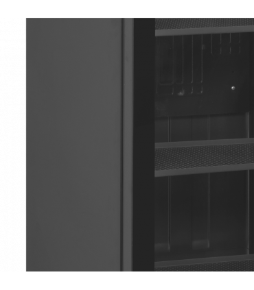 Vitrine réfrigérée noire Réf. SCU1425 FRAMELESS L/H Tefcold