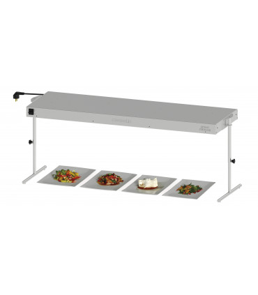 Rampe chauffante infrarouge double avec éclairage 600 CRCDEC60 CASSELIN