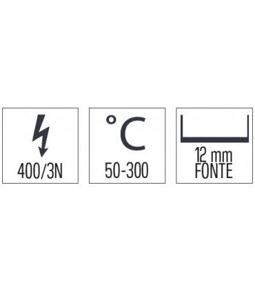Plaque à snacker Fonte Rainurée Lisse 80  C7PASFRL80 CASSELIN Plaque à snacker Fonte Rainurée Lisse 80  C7PASFRL80 CASSELIN