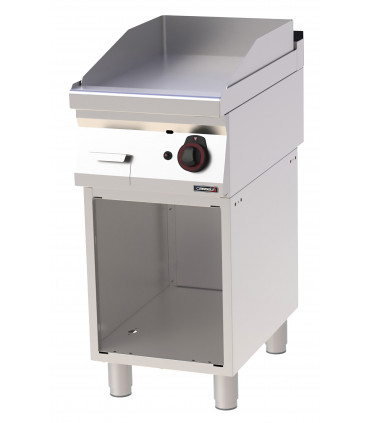 Plaque à snacker Fonte Lisse avec soubassement Gaz 40  C7PASFLG40S CASSELIN