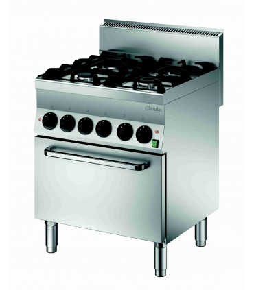 Fourneau gaz 650, L700, 4PL, FE Bartscher