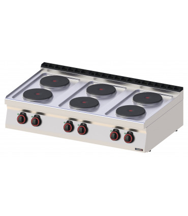 Fourneau électrique à poser 6 feux 120  C7FOE6F120 CASSELIN