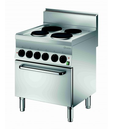 Fourneau él. 650, L700, 4PL, FE Bartscher