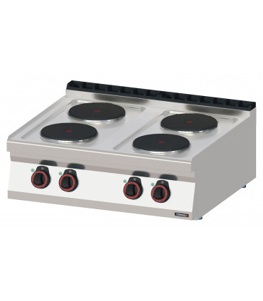 Fourneau électrique à poser 4 feux 80  C7FOE4F80 CASSELIN