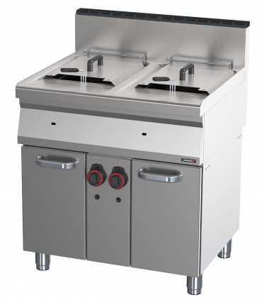 Friteuse gaz avec soubassement 2x15L 80  C7FG15280S CASSELIN Friteuse gaz avec soubassement 2x15L 80  C7FG15280S CASSELIN