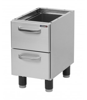 Soubassement 2 tiroirs 33  C6S2T33 CASSELIN