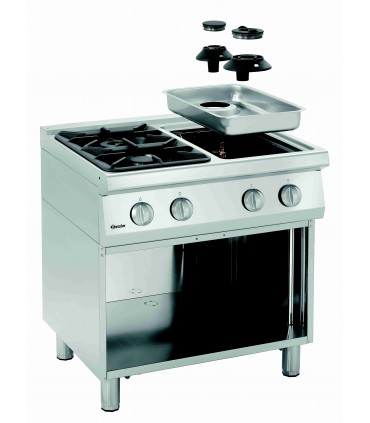 Fourneau gaz 700, L800, 4PL, SO Bartscher