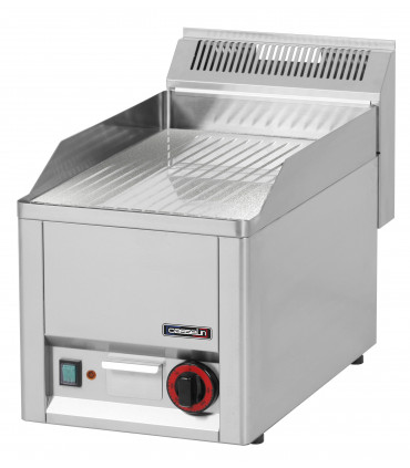 Plaque à snacker Chrome Rainurée 33  C6PASCR33 CASSELIN Plaque à snacker Chrome Rainurée 33  C6PASCR33 CASSELIN