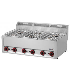 Fourneau gaz à poser 6 feux P 99  C6FOG6FP99 CASSELIN