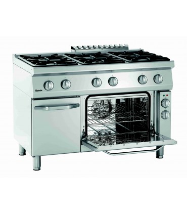 Plan de cuisson gaz 700, B1200, 6Fl, EB Bartscher