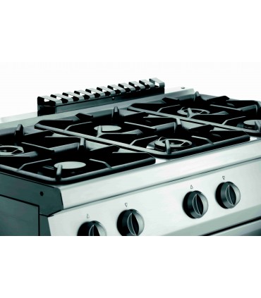 Plan de cuisson gaz 700, B1200, 6Fl, EB Bartscher