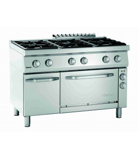 Plan de cuisson gaz 700, B1200, 6Fl, EB Bartscher