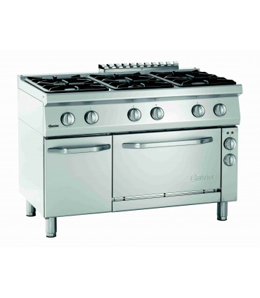 Plan de cuisson gaz 700, B1200, 6Fl, EB Bartscher