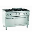 Plan de cuisson gaz 700, B1200, 6Fl, EB  Réf. 2851361 BARTSCHER