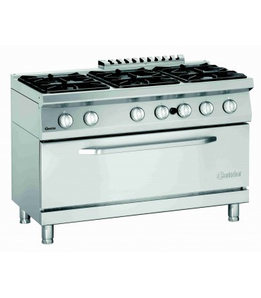 Fourneau gaz 700, L1200, 6PL, FG Bartscher Fourneau gaz 700, L1200, 6PL, FG Bartscher