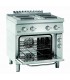 Cuisinière él. 700,L800,4p,four él. Bartscher
