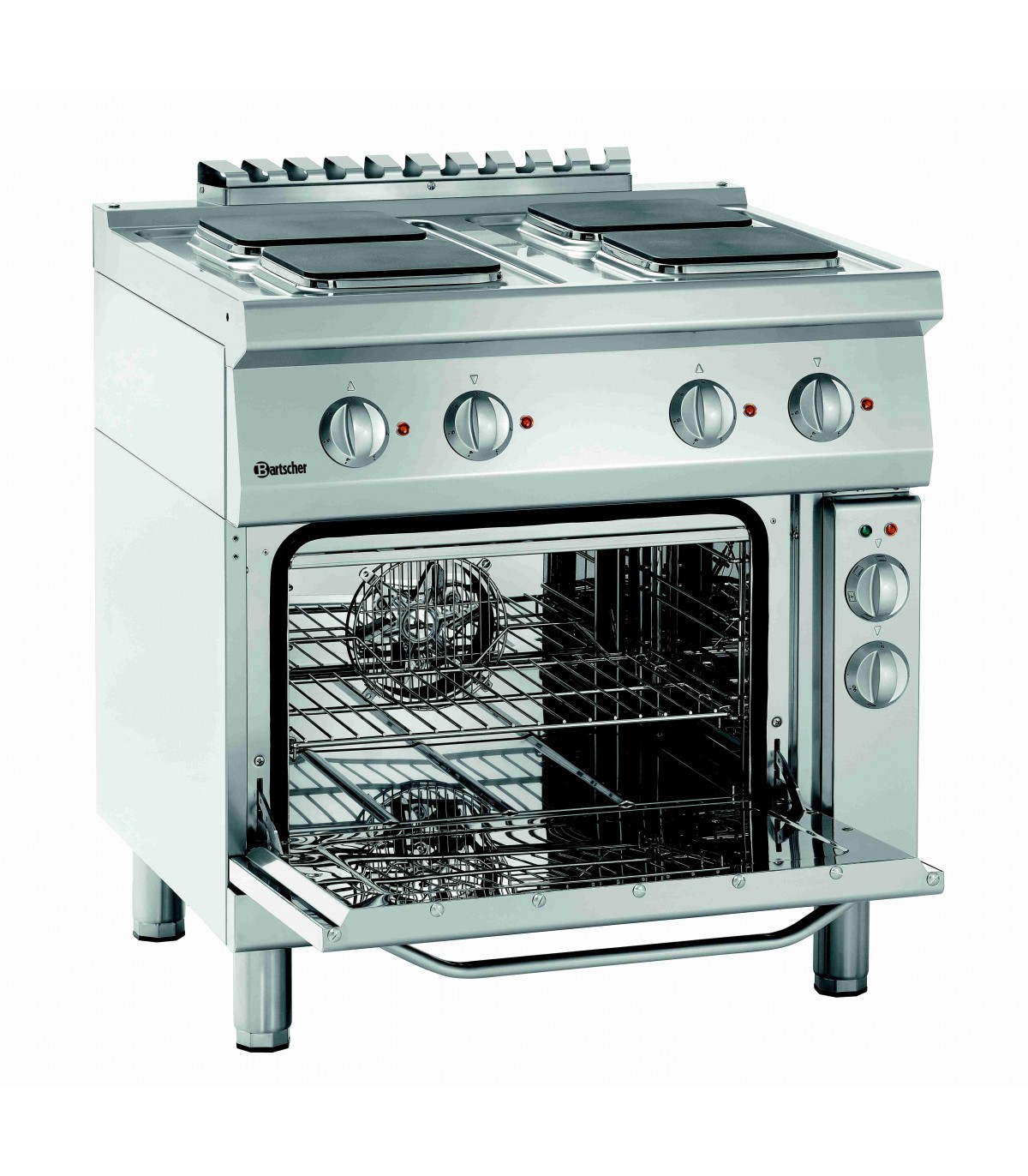 Cuisinière électrique série 700XP avec 4 plaques carrées en fonte 2600W par  zone - CC704