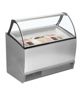 Vitrine à crèmes glacées froid ventilé BERMUDA RV10 ISA