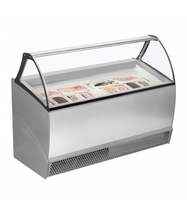 Vitrine à crèmes glacées froid ventilé BERMUDA RV13 ISA
