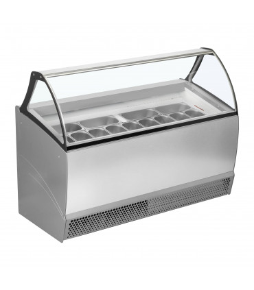 Vitrine à crèmes glacées froid ventilé BERMUDA RV13 ISA