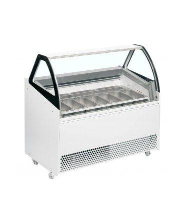Vitrine à crèmes glacées froid ventilé BERMUDA VIEW RV10 ISA