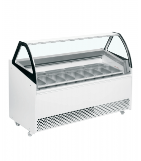 Vitrine à crèmes glacées froid ventilé BERMUDA VIEW RV13 ISA