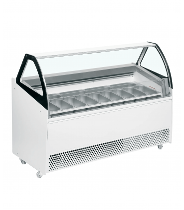 Vitrine à crèmes glacées froid ventilé BERMUDA VIEW RV13 ISA
