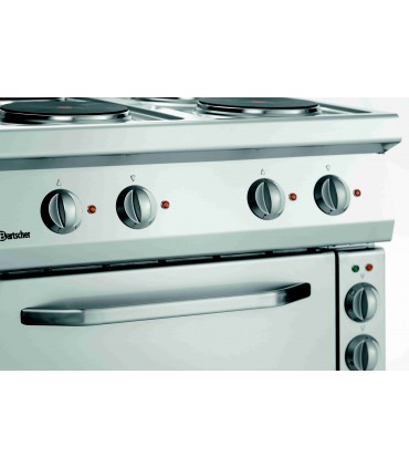 Plan de cuisson él. 700, B800, 4PL, EBO Bartscher