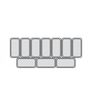 Vitrine à crèmes glacées froid statique ISABELLA 10LX ISA