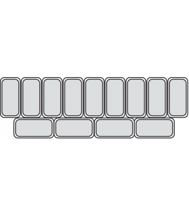 Vitrine à crèmes glacées froid statique ISABELLA 13LX ISA