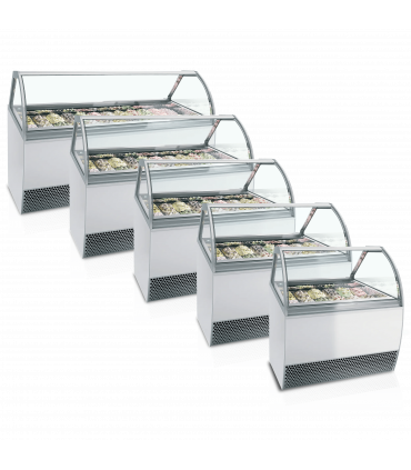 Vitrine à crèmes glacées froid ventilé MILLENNIUM LX ISA