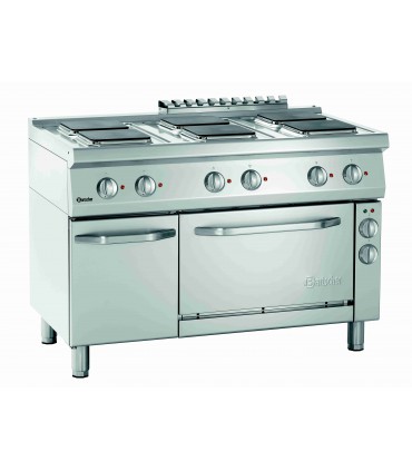 Plan de cuisson él. 700, B1200, 6PL, EBO Bartscher