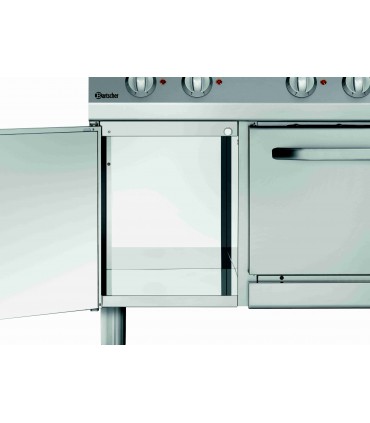 Plan de cuisson él. 700, B1200, 6Pl, EBO Bartscher